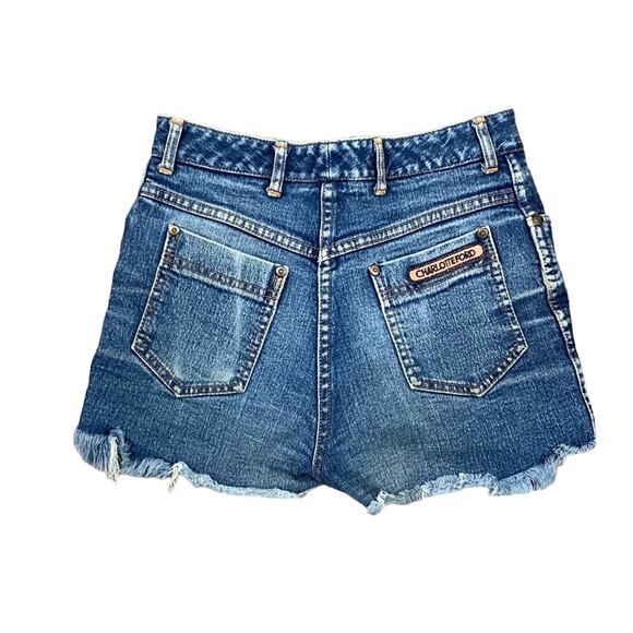 Vintage Items by Charlotte Ford Hight Waist Cutoff Jean Shorts - Picture 5 of 5